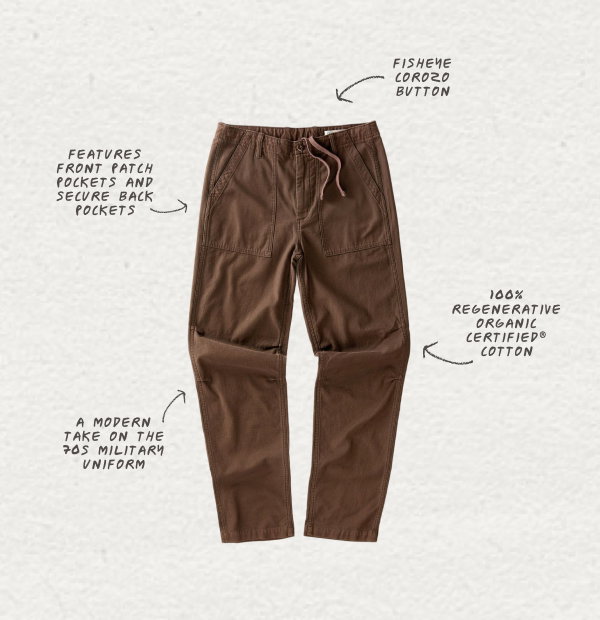 The Field Pant Details