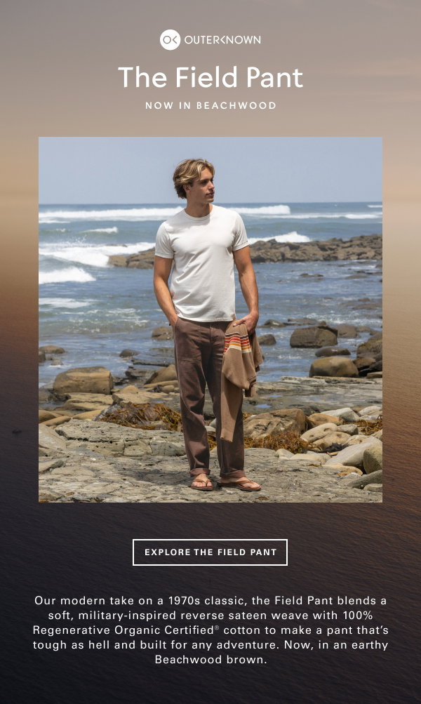 The Field Pant in beachwood