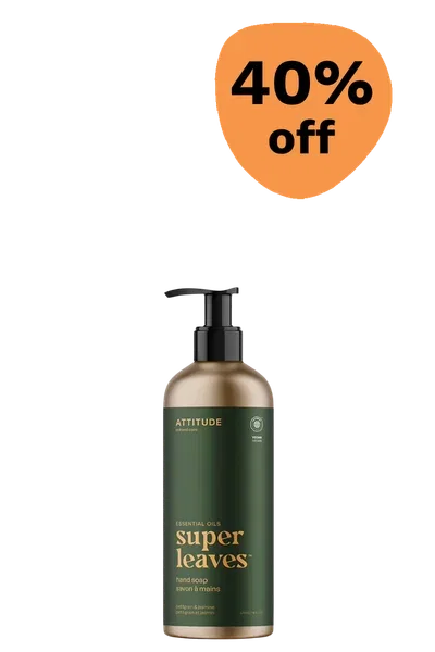 40% off Attitude Super Leaves Essential Oil Hand Soap - Petitgrain & Jasmine