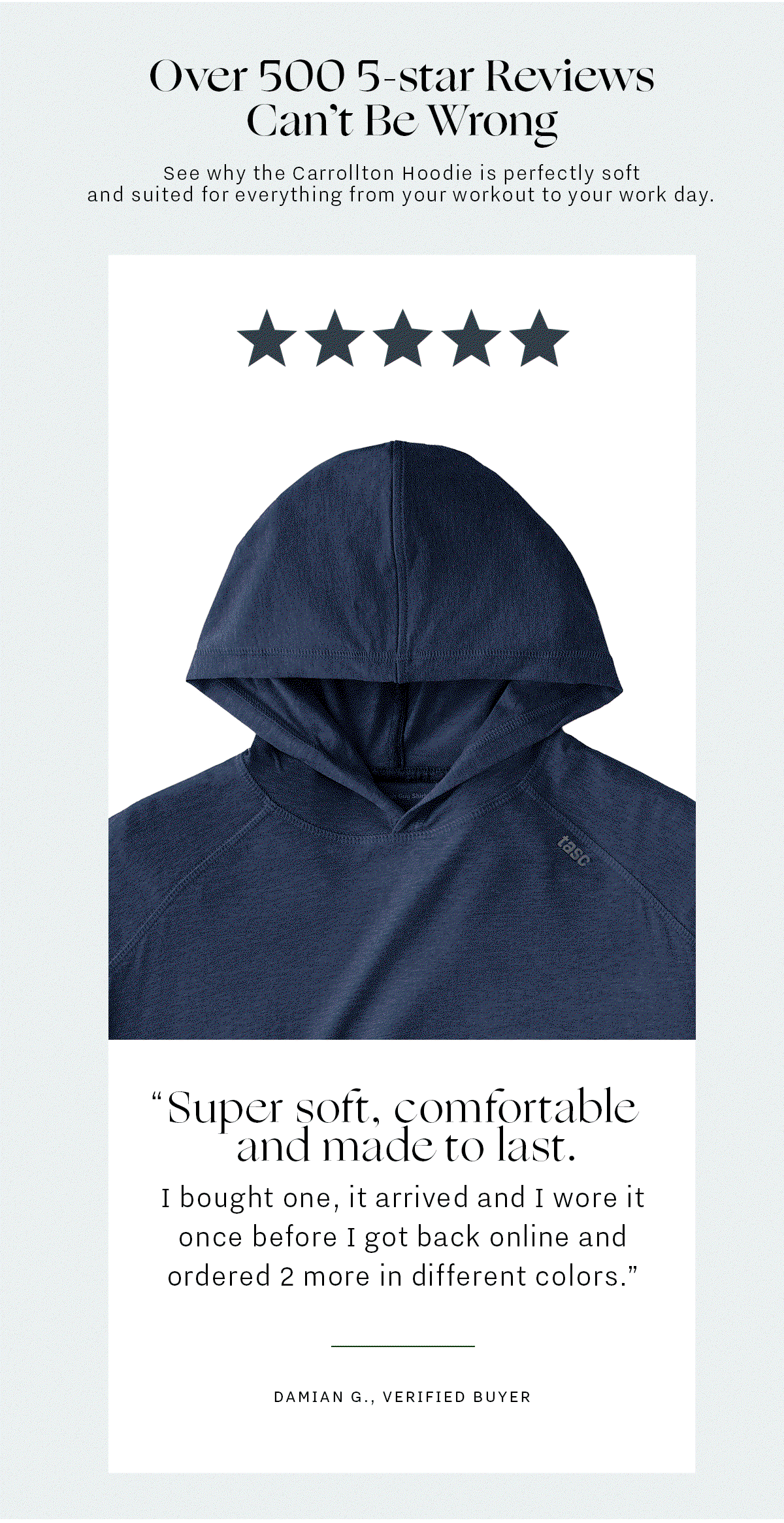 Carrollton Hoodie Classic Navy