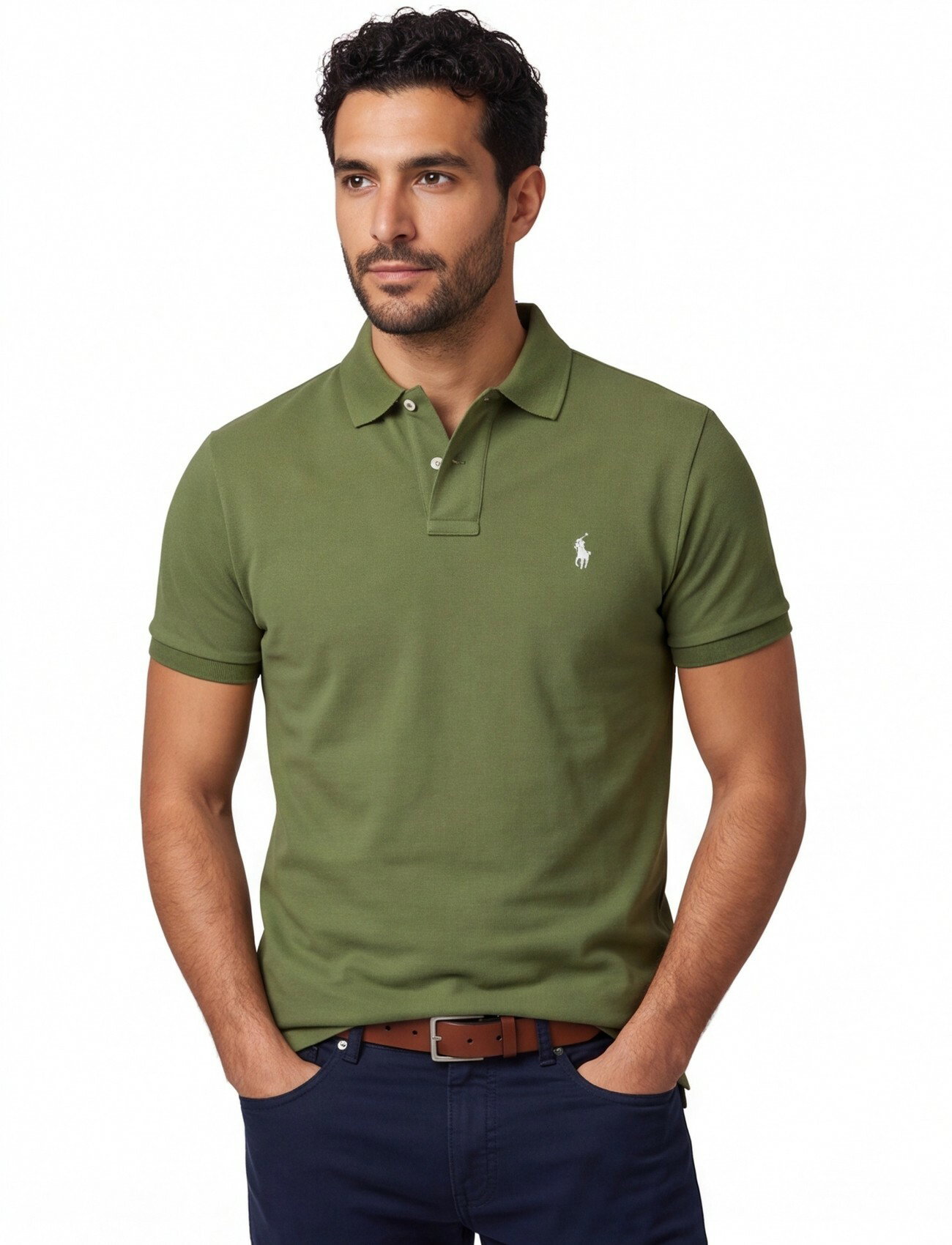 Polo Ralph Lauren poloshirt groen normale fit korte mouw