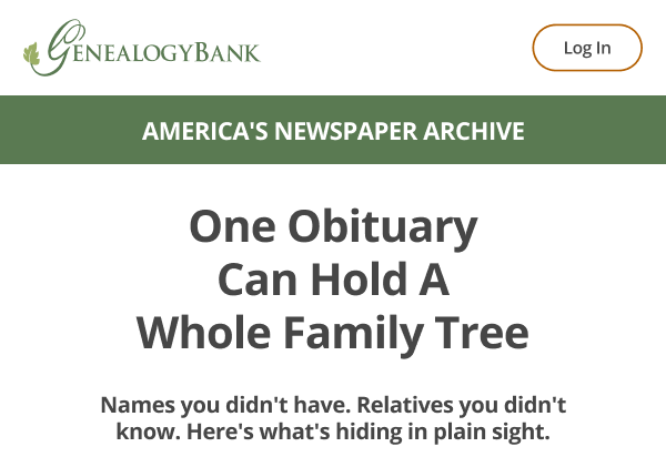 One obituary can hold a whole family tree