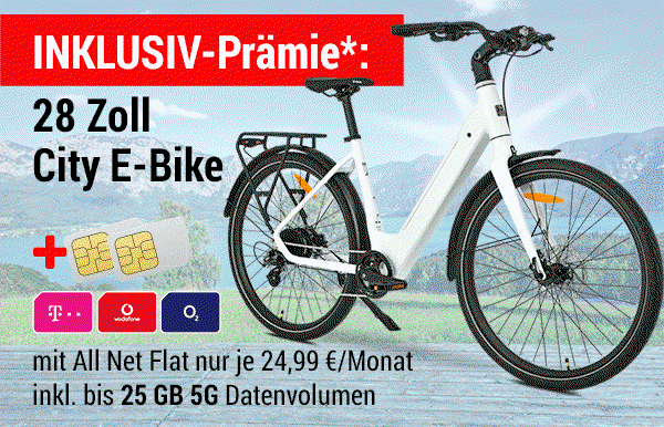 E-Bike für Sie inklusive!
