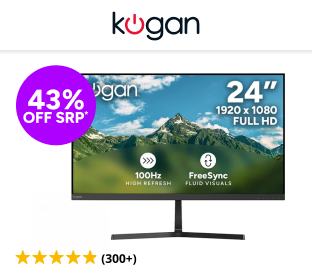 Kogan 24" Full HD 100Hz Frameless FreeSync Monitor Product Image