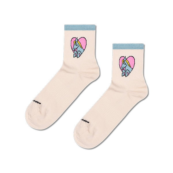 Love Pony Mini Crew Sneaker Sock