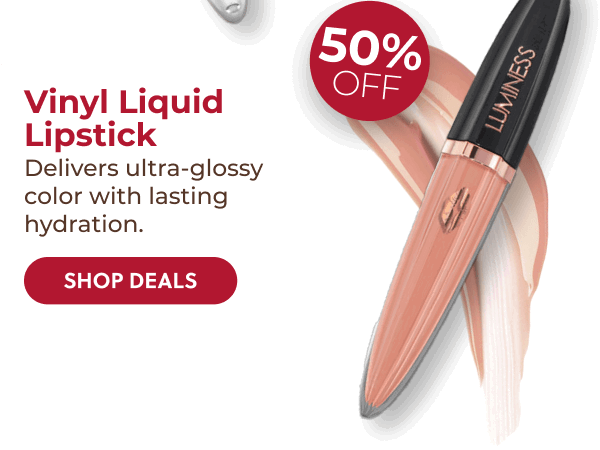Vinyl Liquid Lipstick: Delivers ultra-glossy color with lasting hydration.