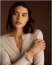 Rouge Noir Waterproof Gold Heart Bracelet