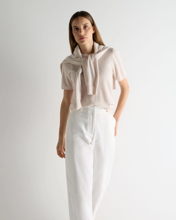 Women's Milly Classic Cashmere T-Shirt