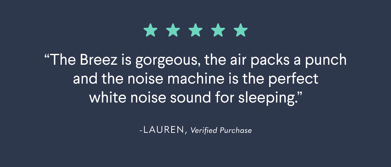 Meet the fan for sleep