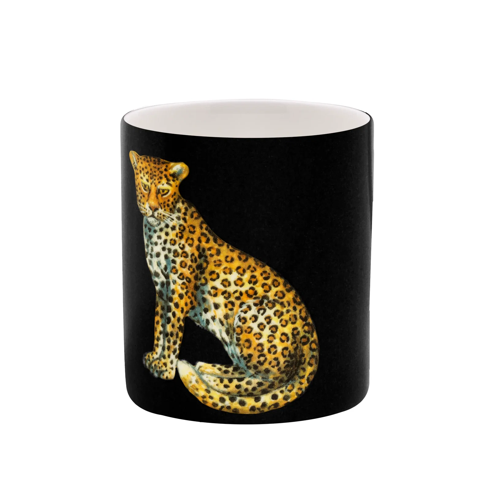 Image of Magnificent Wildlife Leopard - Pen Pot in Black