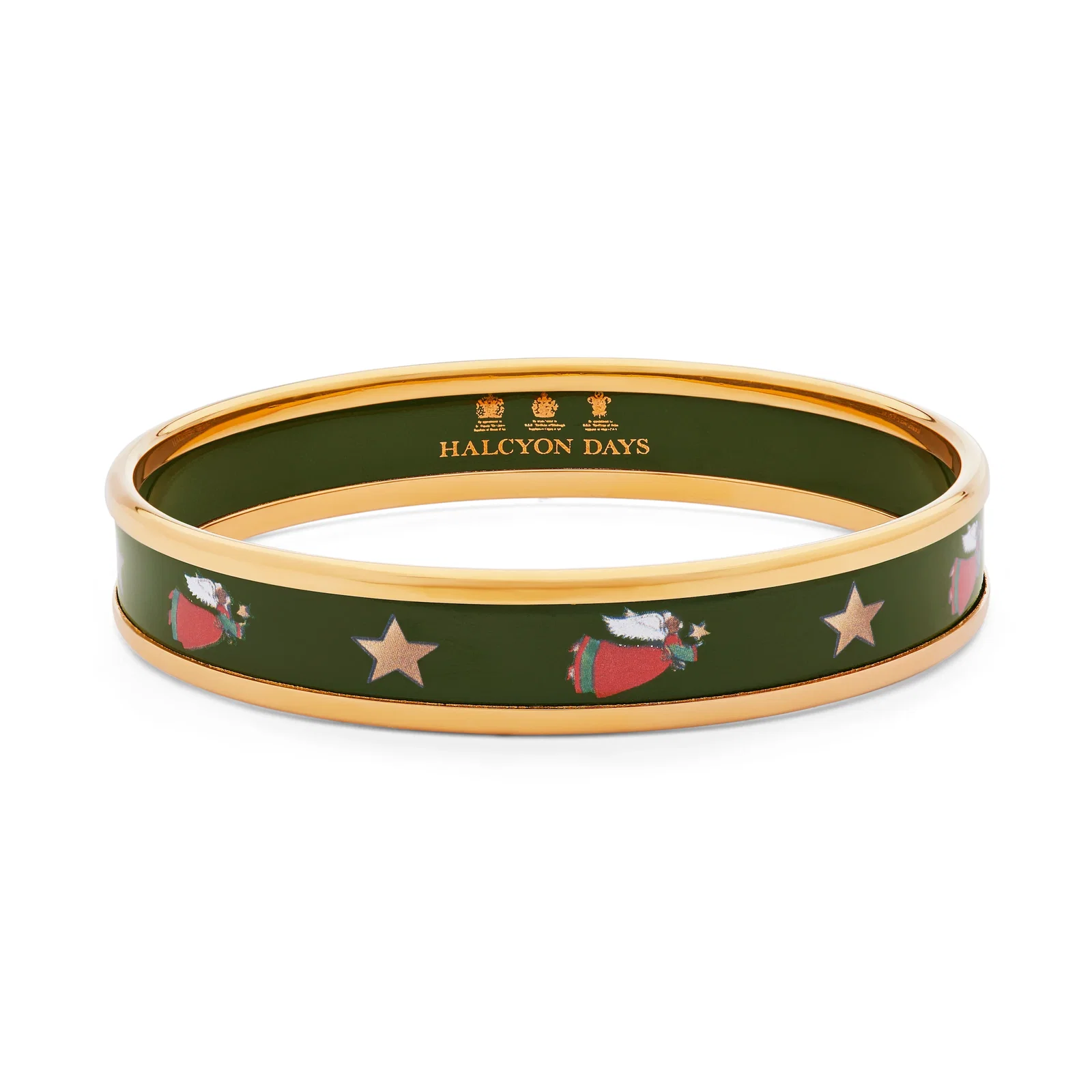 Image of Christmas Angel Gold Bangle