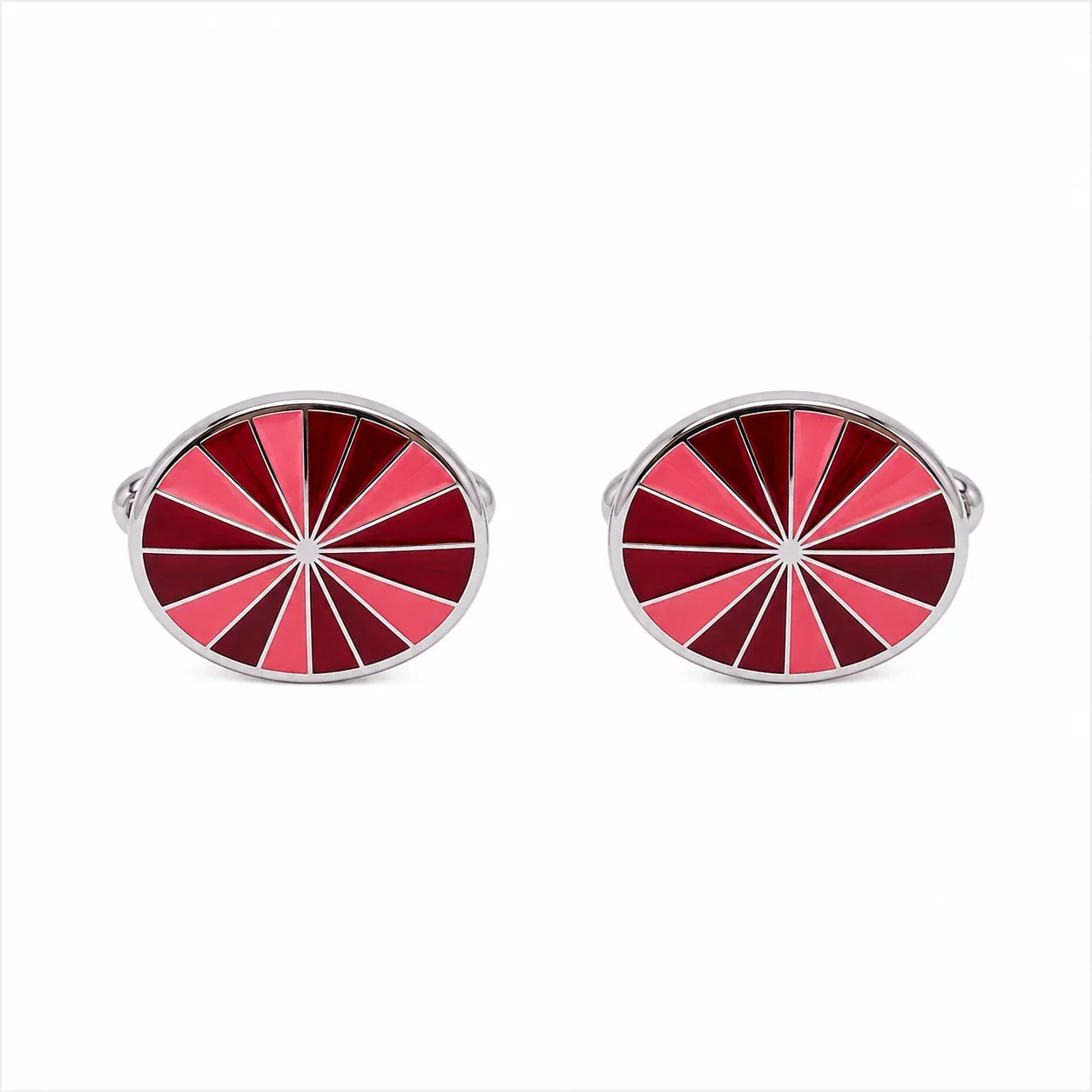 Image of Red Starburst Cufflinks