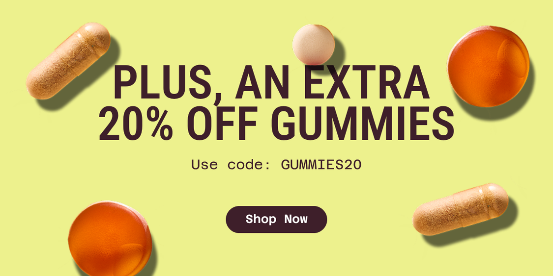 Payday sale - Extra 20% off gummies