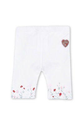 Leggings Baby/Kleinkind - BLUMENWIESE - weiß