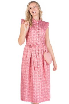 Sommerkleid - ORIANNA - rot
