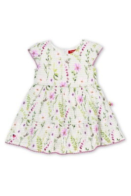 Kleid Baby/Kleinkind - BLUMENWIESE - grün/flieder