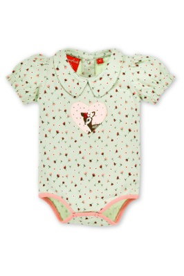 Baby Body - REHKITZ/BLÜMCHEN  - mint/rosé