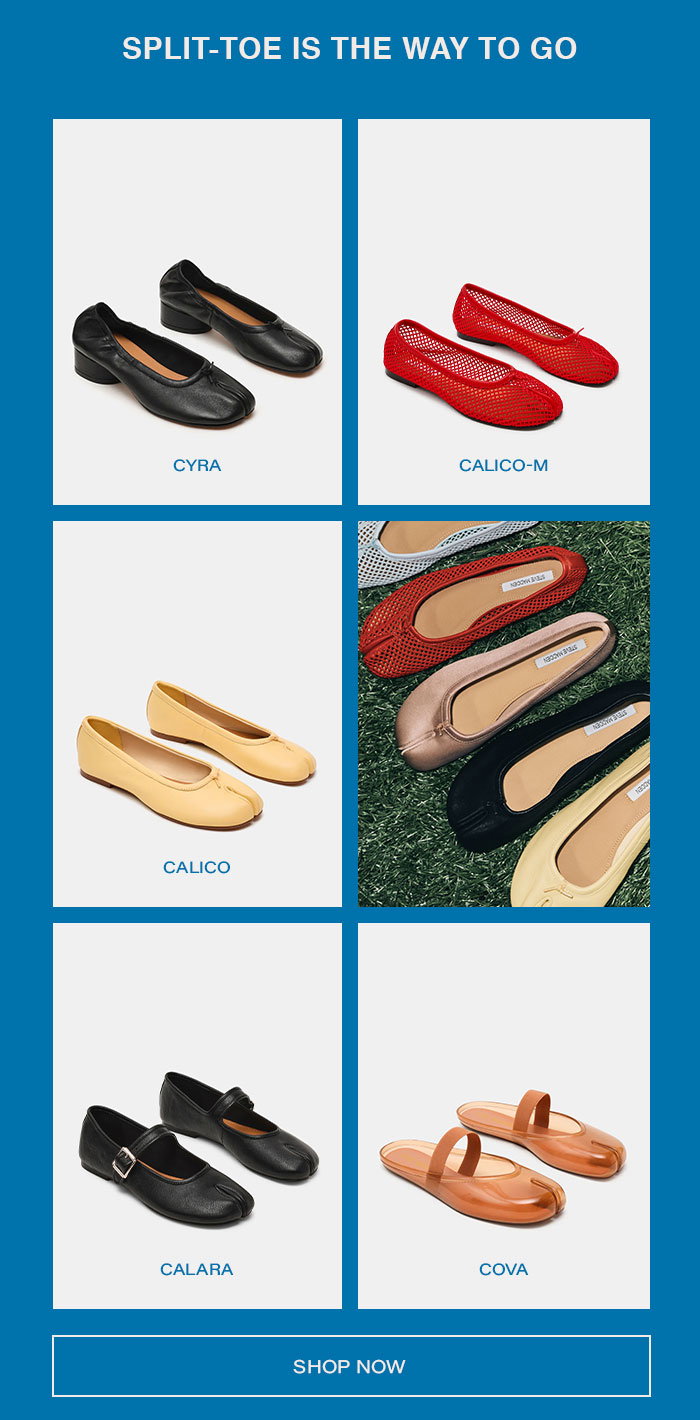 Split-toe is the way to go