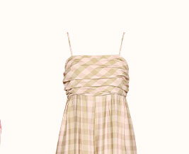 Pricilla Jumpsuit - Green/Pink Gingham