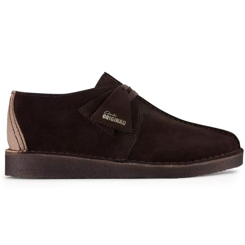 Clarks Originals Desert Trek Shoes - Dark Brown
