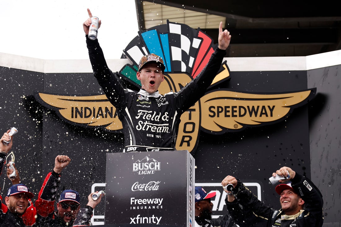 Corey Heim at Brickyard 400 win