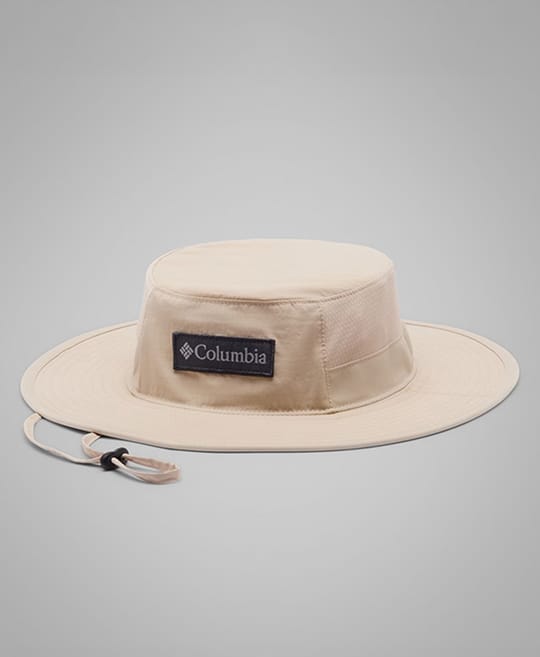 A cream-colored booney hat