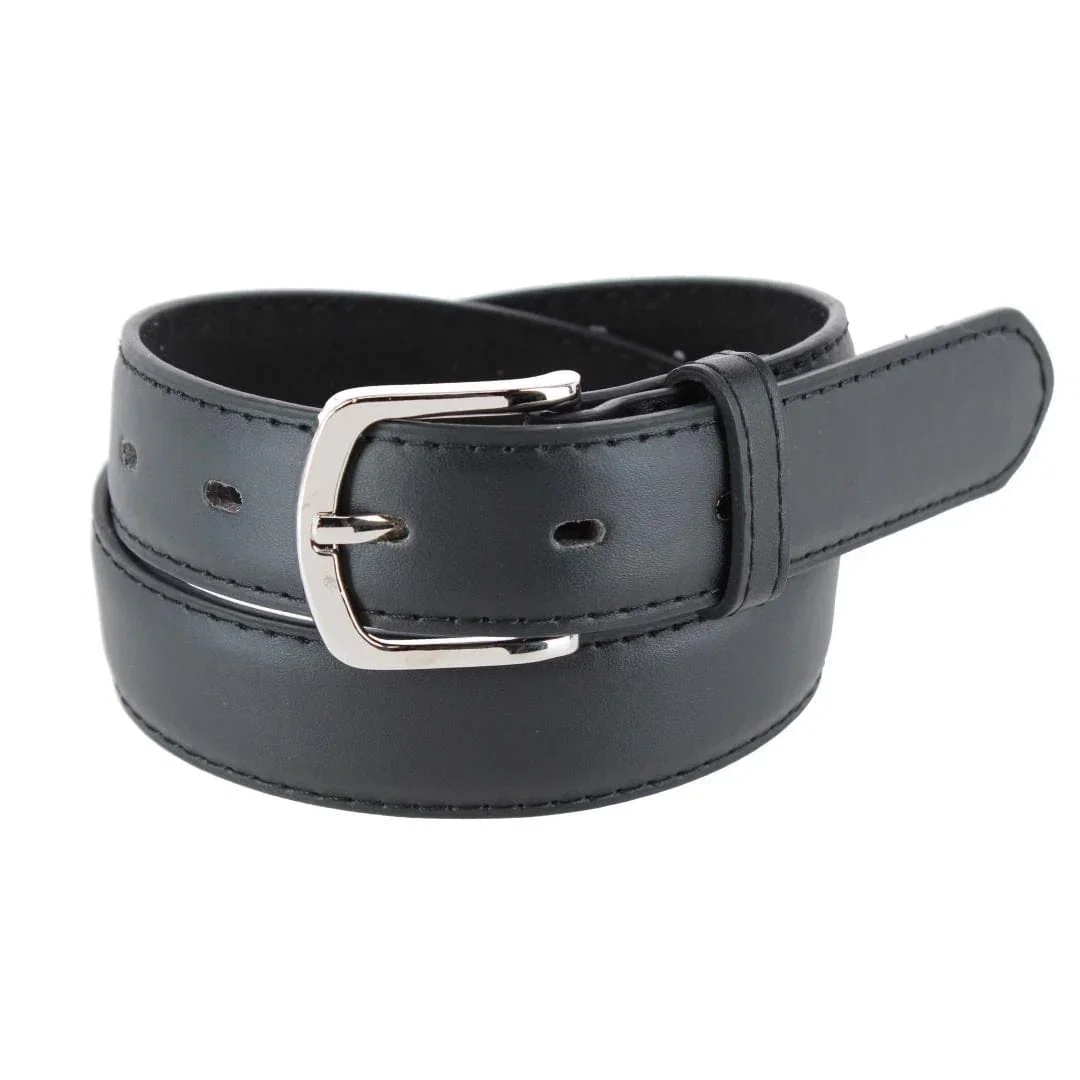 Image of CTM® Boy's Casual Basic Leather Belt