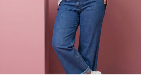 Mony jeans, wijde pijpen, ritszakken