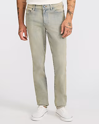 Slim Acid Light Wash Jeans