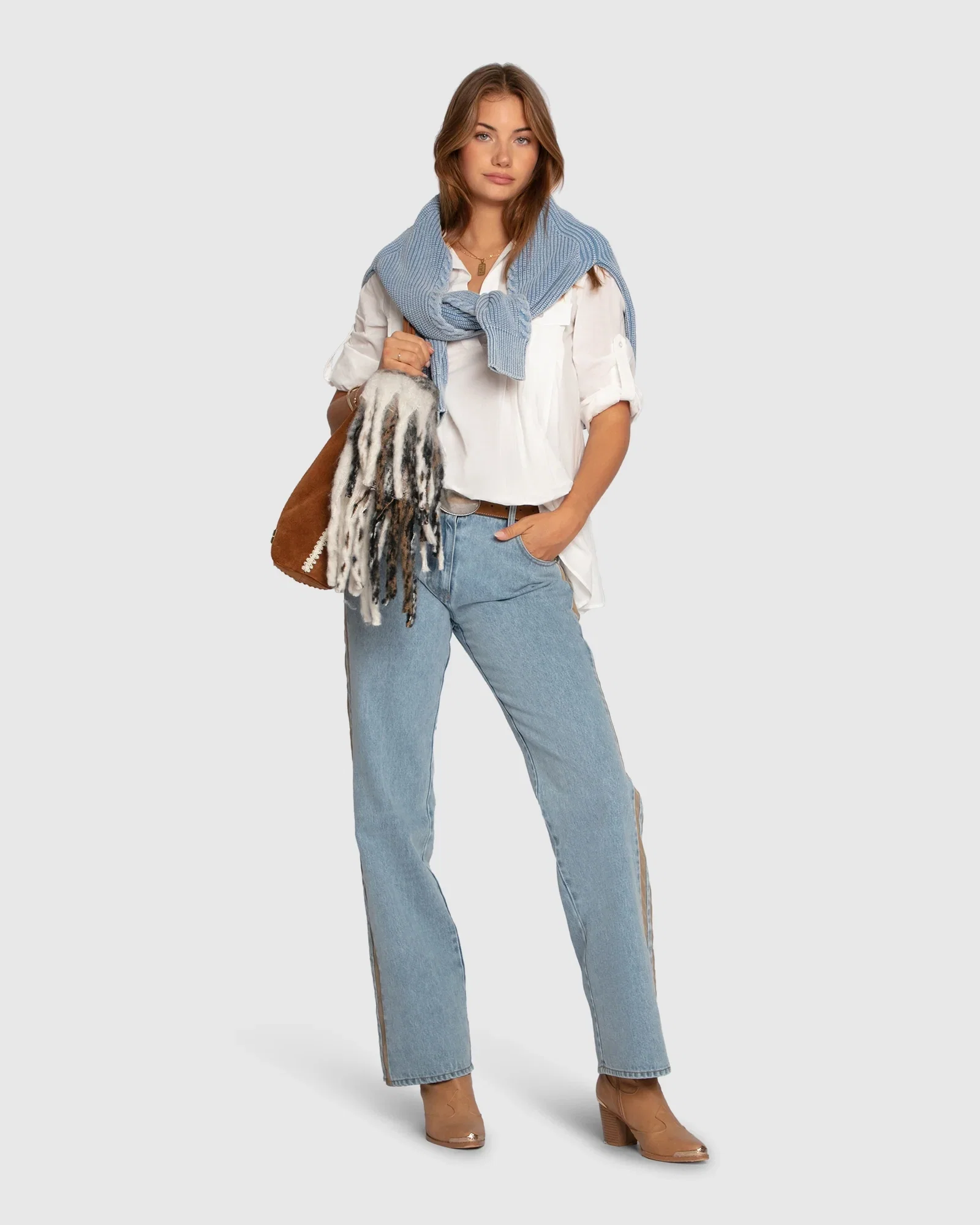 Image of Catch Feelings Pintuck Shirt - White