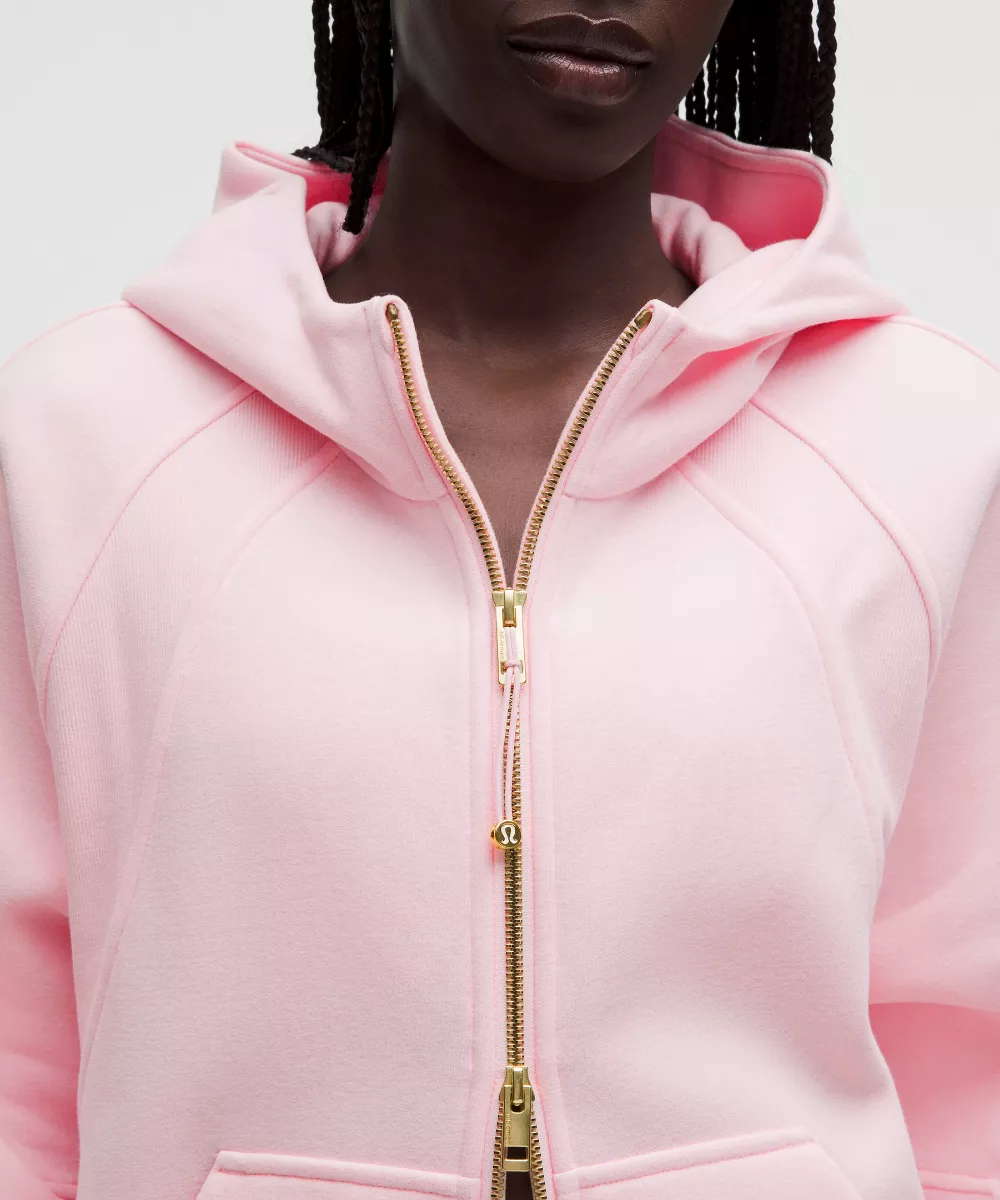 Scuba Evolve Full-Zip Hoodie in Pink Pearl/Gold