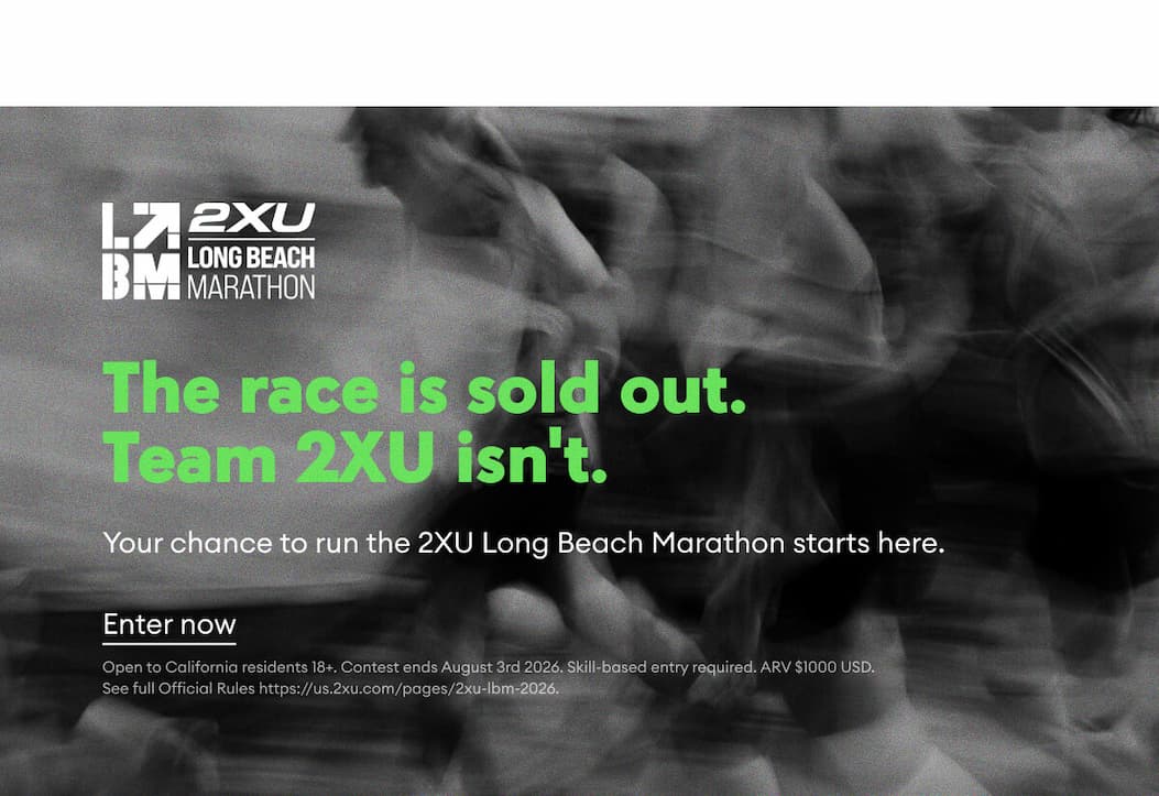 The race is sold out. Team 2XU isn't.
