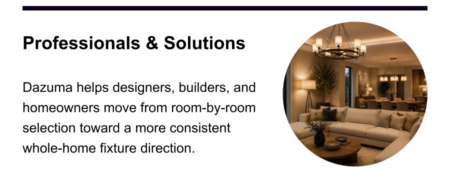 Residential Lighting Solutions for Whole-Home Projects