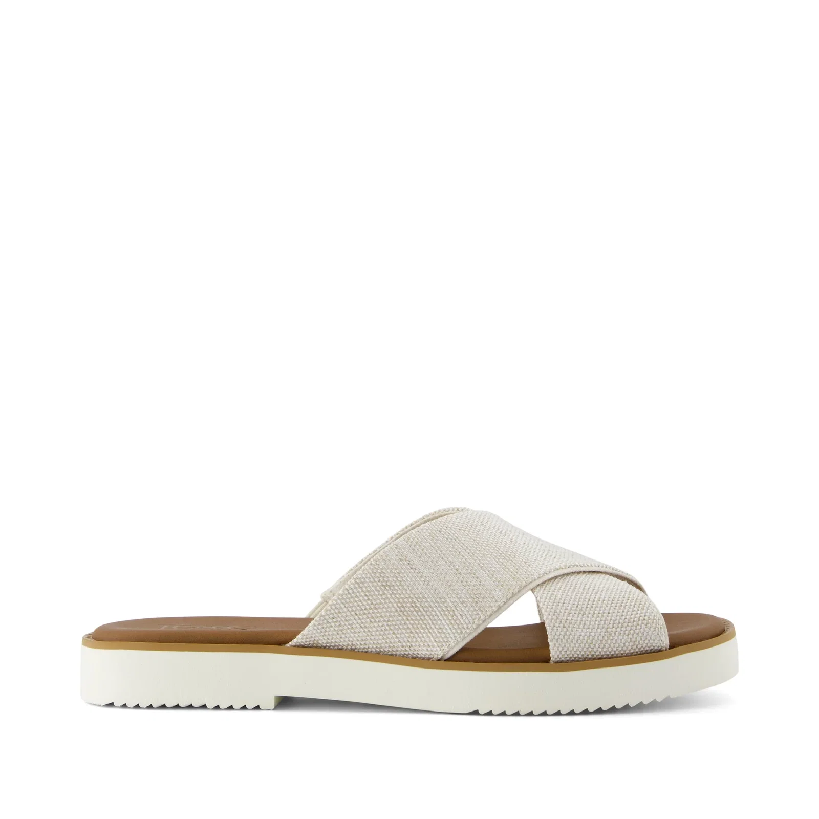 Mae Crossover Slide Sandal Natural Yarn Dye - 5 