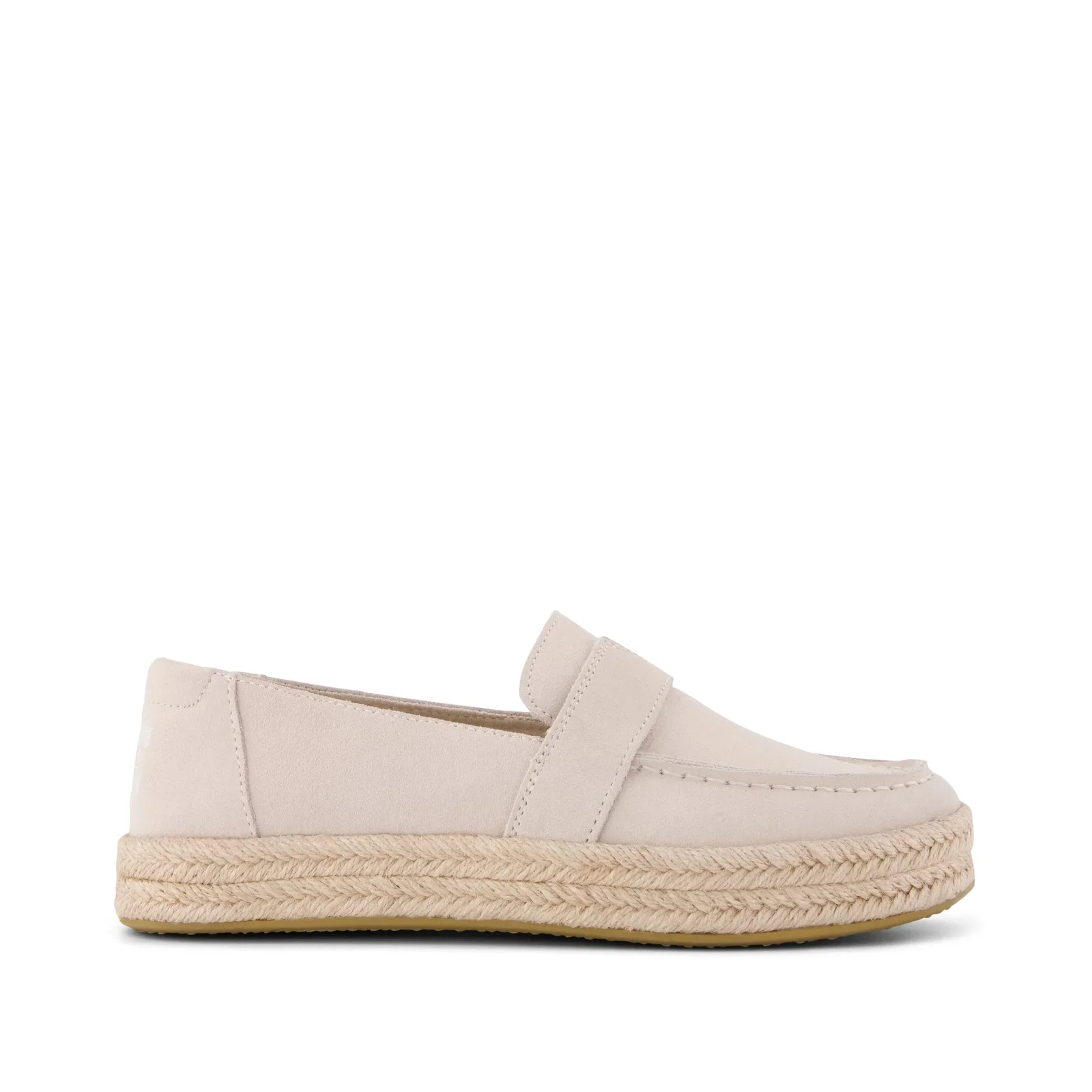 Image of Womens Blakely Loafer Espadrille Taupe Suede