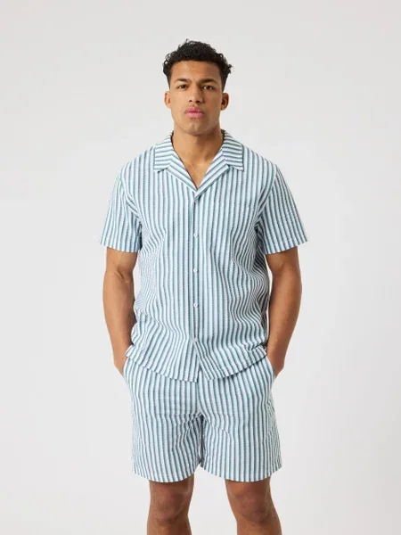 Borg Seersucker Resort Shirt