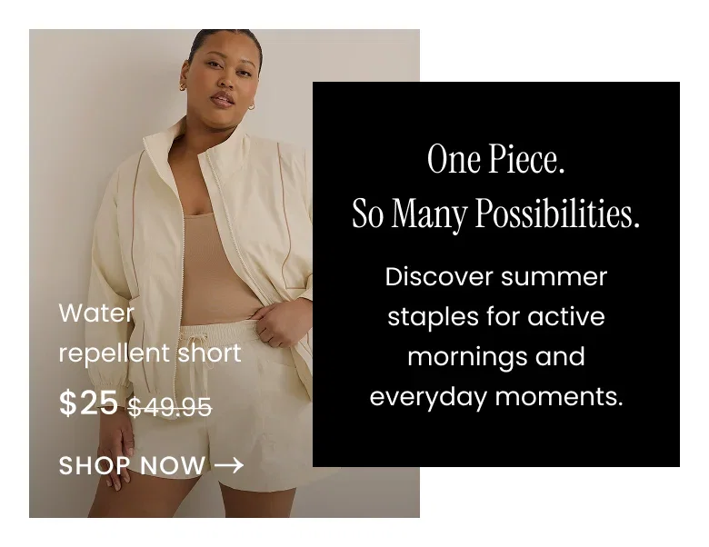 Water repellent short