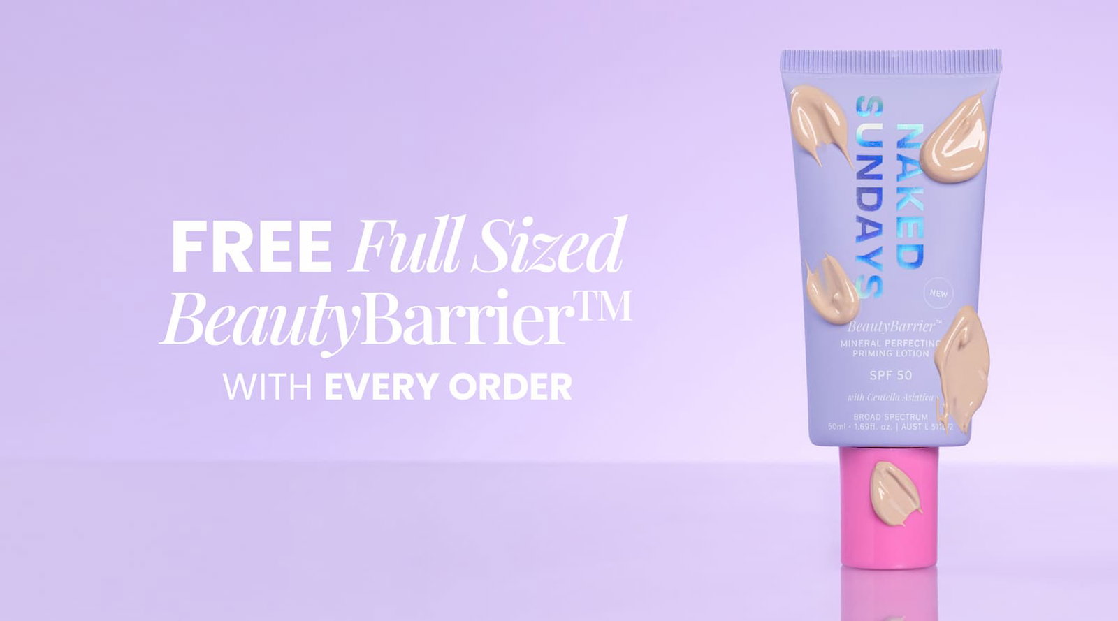 Free BeautyBarrier with every order