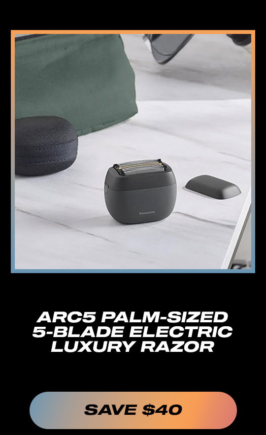 Shop ARC5 PALM-Sized 5-Blade Electric Luxury Razor and Save $40