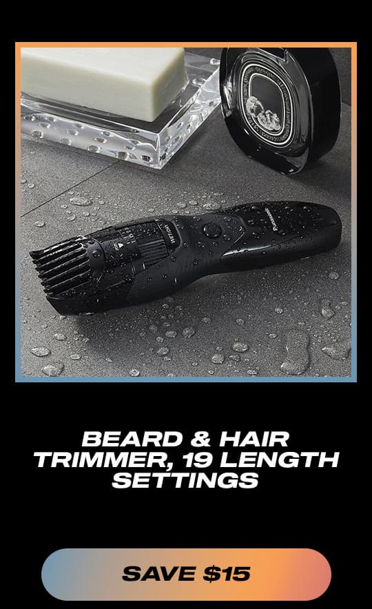Shop Beard & Hair Trimmer, 19 Length Settings and Save $15