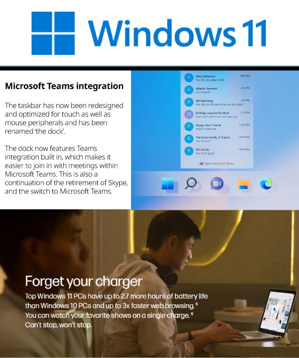 Microsoft Teams integration / Forget your charger