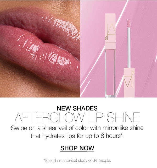 Slot 4: Swipe new shades of Afterglow Lip Shine’s mirror-like shine that hydrates lips for up to 8 hours*
