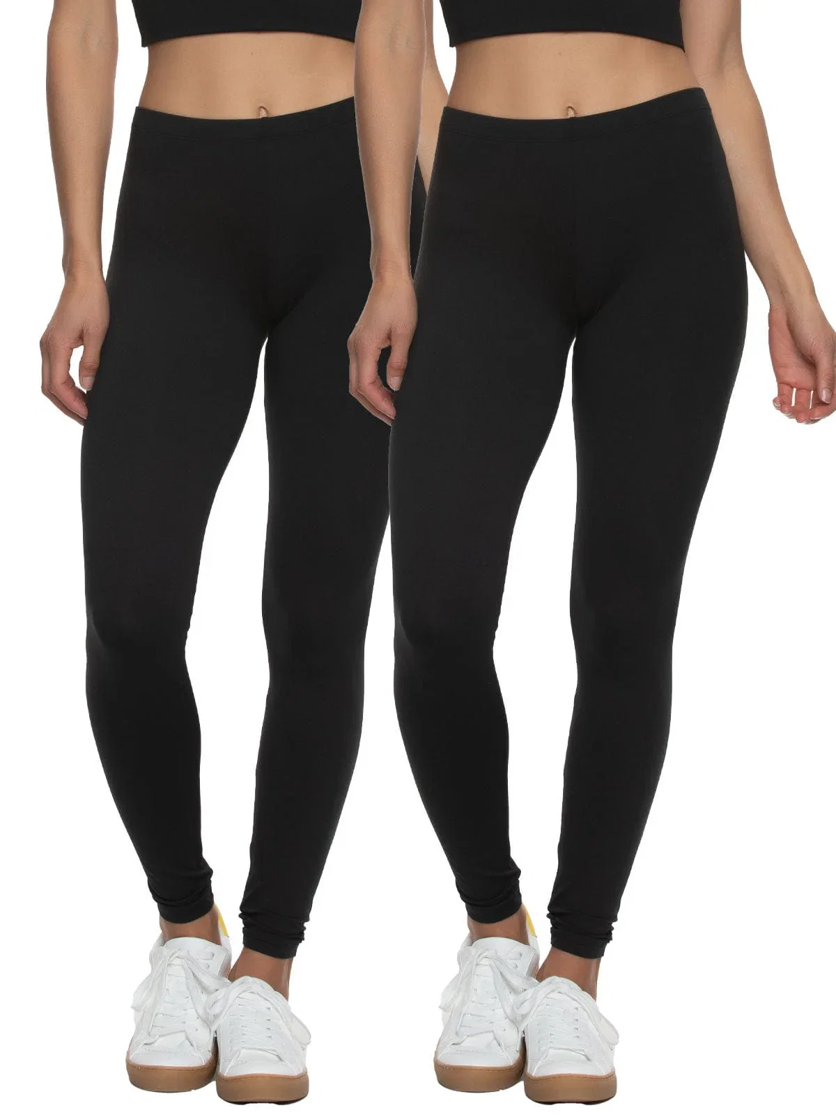 Image of Velvety Soft Lightweight Leggings 2-Pack