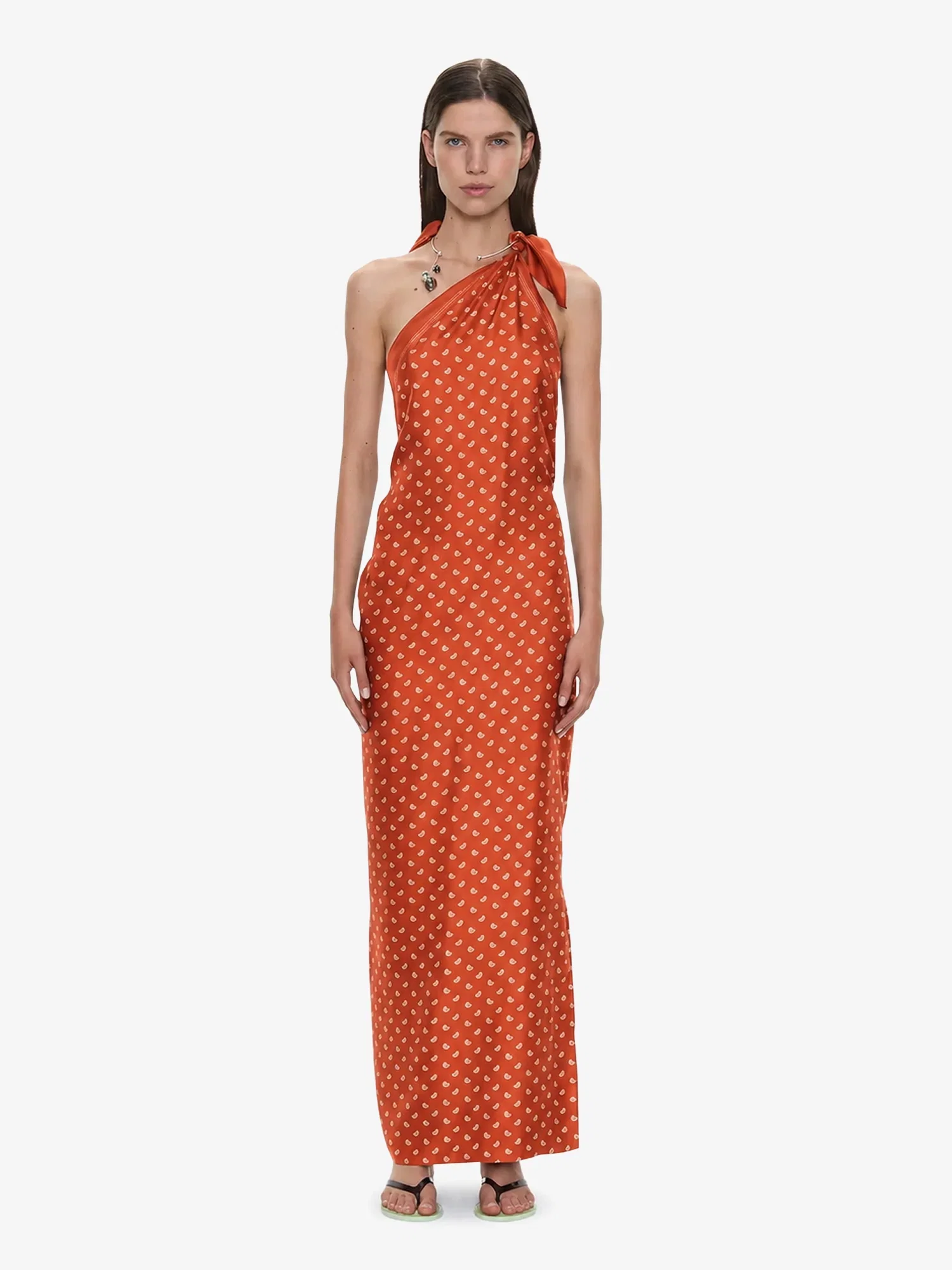 Image of Bandana Scarf Tie Dress