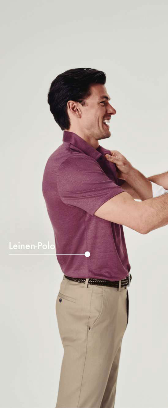 Leinen-Polo