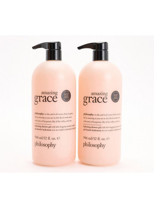 philosophy supersize grace & love shower gel 32-oz duo