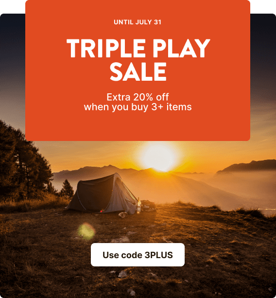 Extra 20% off orders of 3+ items. Until July 31.
