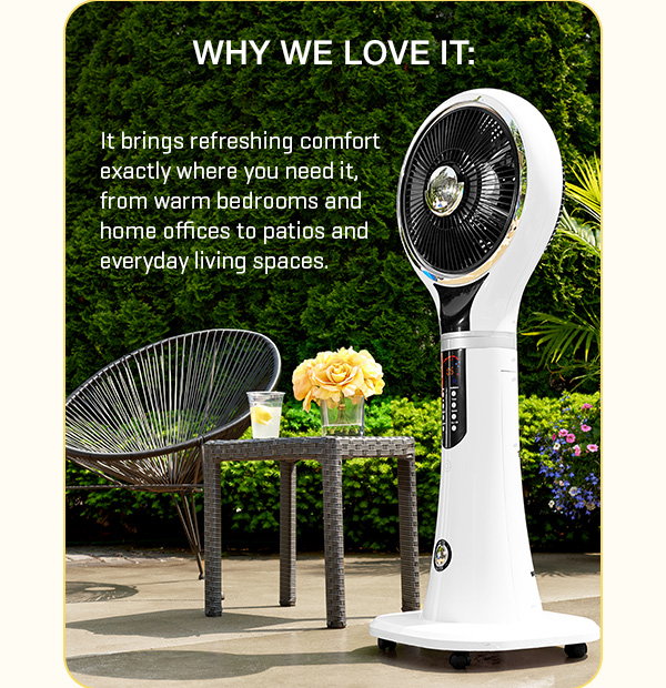 Our Portable Evaporative Cooler is selling...and fast. Get 22% off before it goes out of stock again.