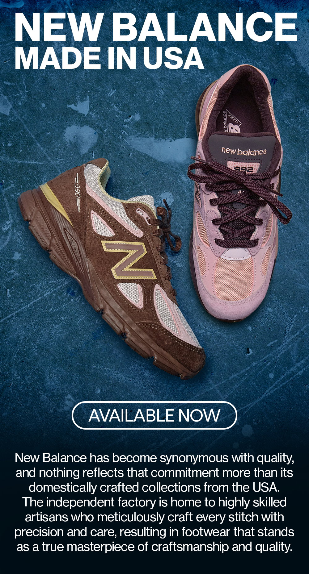 NEW BALANCE MADE IN USA