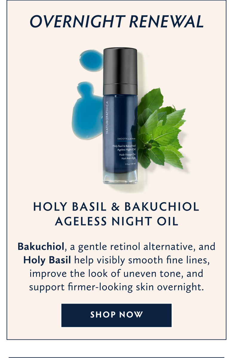 Shop Holy Basil & Bakuchiol Ageless Night Oil